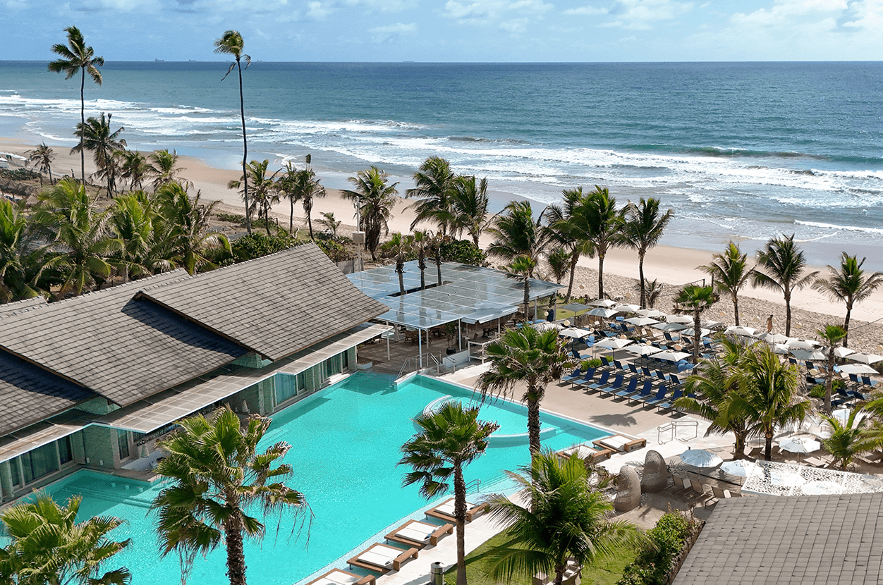 Vista do resort